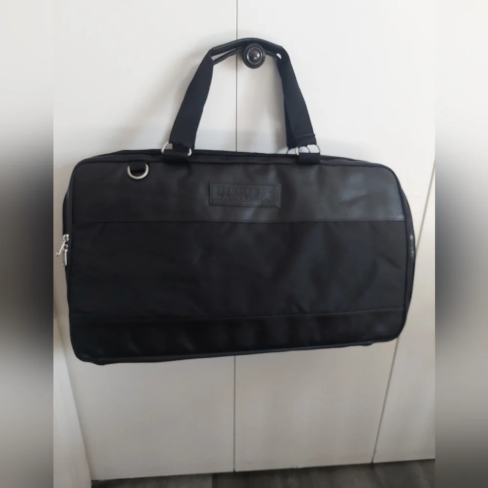 Harley-Davidson Duffle bag zip around Brandnew Moto Travel Canvas Leather